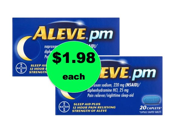 Get Pain-Free Sleep with $1.98 Aleve PM at Walmart! ~Starts Sunday!