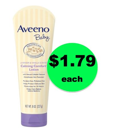 Fussy Baby Fix! Get $1.79 Aveeno Baby Calming Comfort Lotion at Target ~ NOW!