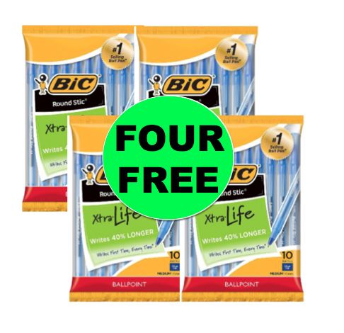 FOUR (4!) FREE BIC Xtra Life Ballpoint Pens 10ct at Target! ~ Right Now!