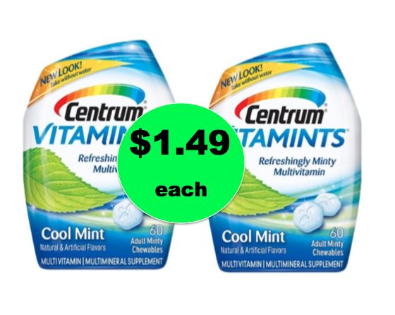 Cool Centrum Vitamints ONLY $1.49 (Reg. $8) at Target! ~Going On Now!