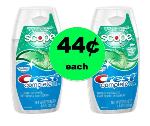 Make Your Smile Sparkle with 44¢ Crest Complete at Target! ~Ends Saturday!