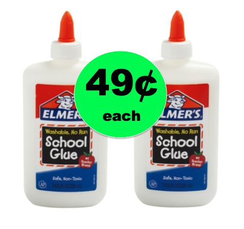 Pick Up 49¢ Elmer's Glue at Target! ~Right Now!