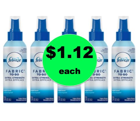 Banish the Stink with $1.12 Febreze To Go at Target {No Coupon Needed}! ~Ends Saturday!