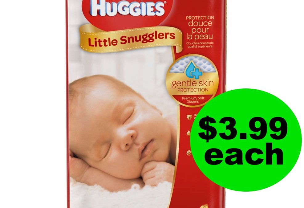 Huggies Diapers Jumbo Bags Only $3.99 Each! ~ Right Now at Publix!