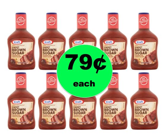 Super Stock Up Deal! Get TEN (10!) Kraft Barbecue Sauce ONLY 79¢ Each Bottle at Winn Dixie! ~Sat/Sun Only!