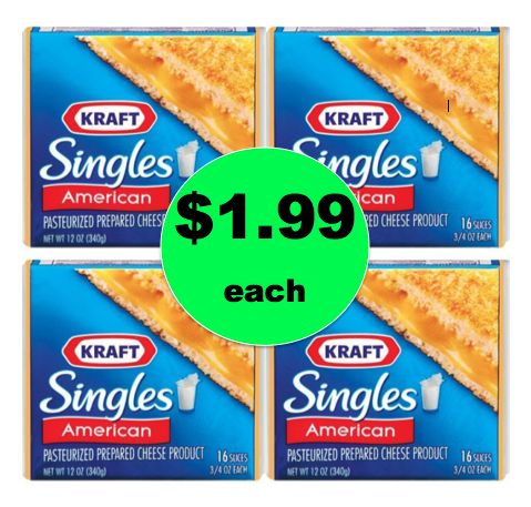 Got Enough Cheese for Game Day Sandwiches? Get Kraft Cheese Singles ONLY $1.99 Each at Winn Dixie! ~ Sat/Sun ONLY!