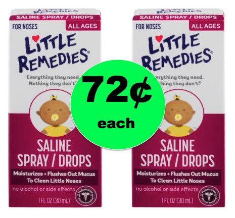 Target little remedies store saline