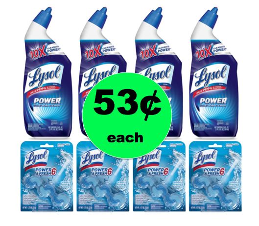Clean for CHEAP! Pick Up EIGHT (8!) Lysol Cleaning Products ONLY 53¢ Each at Walmart! ~Ends Tomorrow!
