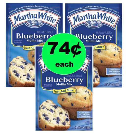 Oh Muffins! Get Martha White Baking Mixes ONLY 74¢ Each at Target ~ Going On Now!