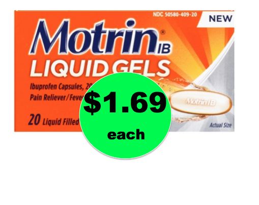 Stock Up on Motrin IB Pain Reliever ONLY $1.69 at Target! ~Right Now!