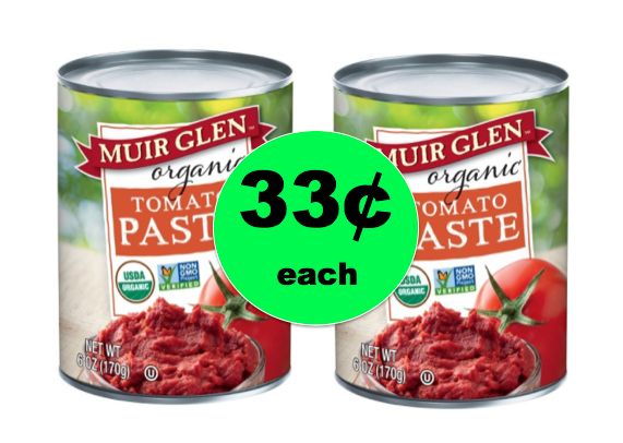 Make Your Sauce Extra Tasty with 33¢ Muir Glen Organic Tomato Paste at Target ~ NOW!