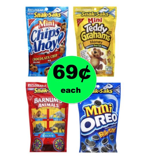 Perfect for Snack Time! Pick Up 69¢ Nabisco Snak Sacks at Target! ~Ends Saturday!