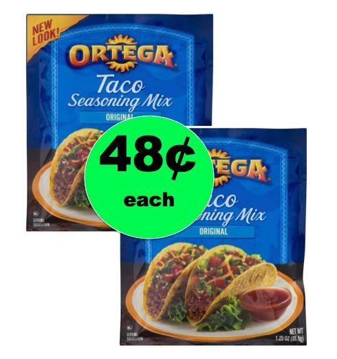 Yay for Taco Night! CHEAP Ortega Taco Seasoning ONLY 48¢ Each at Walmart! ~Happening Now!