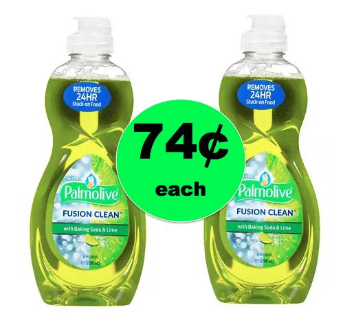 Tackle Those Dishes with Palmolive Fusion Clean Dish Liquid ONLY 74¢ Each at Walgreens! ~ This Week!