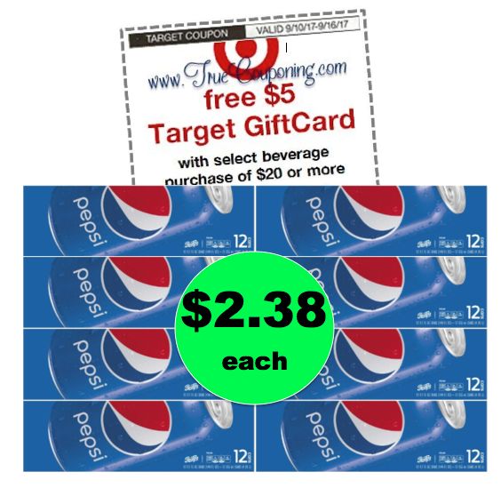 Drop by Target to Nab Pepsi 12 Packs for ONLY $2.38! ~This Week Only!