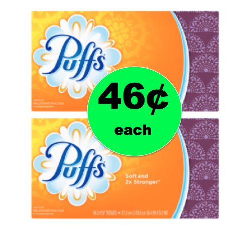Pick Up Puffs Facial Tissues ONLY 46¢ Each at Walgreens! ~ Starts Sunday!