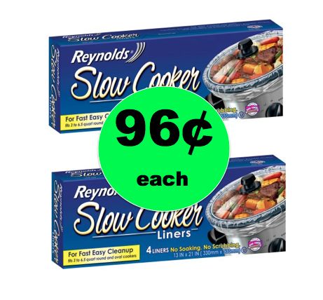 (**Update: NLA**) No Clean Up Required with Reynolds Slow Cooker Liners ONLY 96¢ Each at Walmart! ~Right Now!