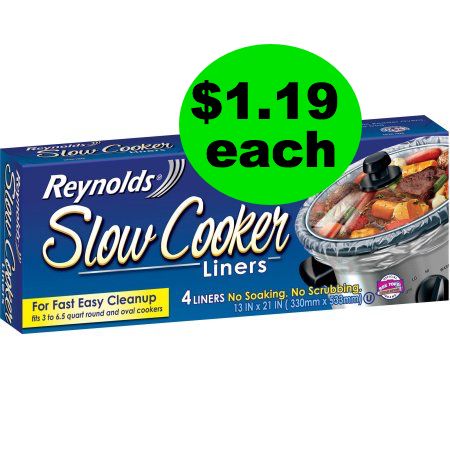 Reynolds Slow Cooker Liners ONLY $1.19 ~ NOW at Publix!