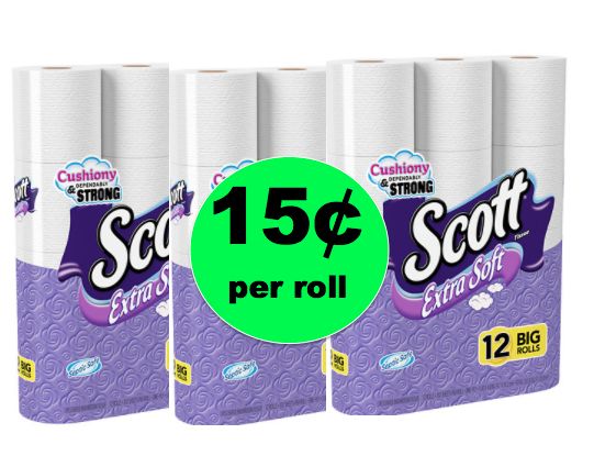 Stock Up on TP! Get Scott Extra Soft Bath Tissue for Only 15¢ Per Roll at Walgreens! ~ Starts Today!