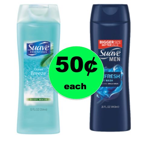 Run to Walgreens Now for 50¢ Suave Body Wash BIG Bottles!  {No Coupon Needed}