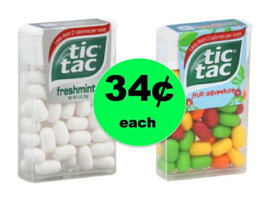 Get Fresh Breath with 34¢ Tic Tacs at Target (And Publix Too)! ~Right Now!