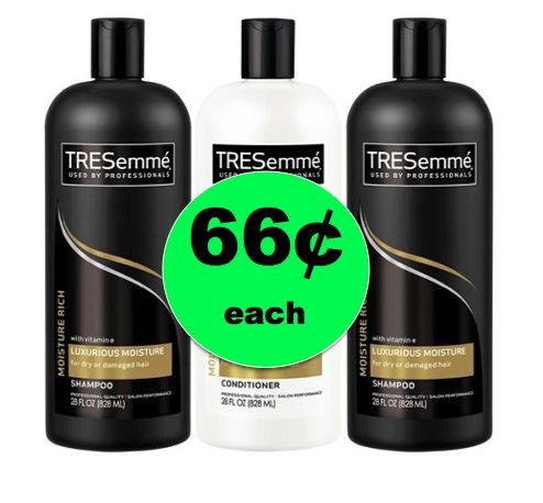 Stock Up on 66¢ Tresemme Hair Care or Styling Products at Target! {Reg. $3.99} ~ Right Now!