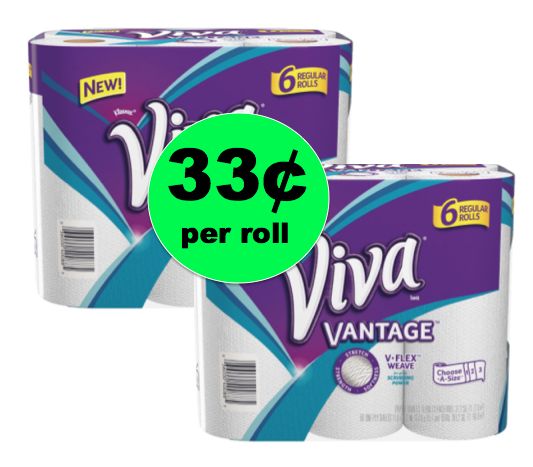 Don’t Miss Your Viva Vantage Paper Towels Only 33¢ Per Roll at Walgreens! ~ Ends Today!