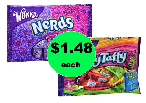 Pick Up Wonka Nerds or Laffy Taffy Bagged Candy Only $1.48 Each at Walgreens! ~ Ends Saturday!