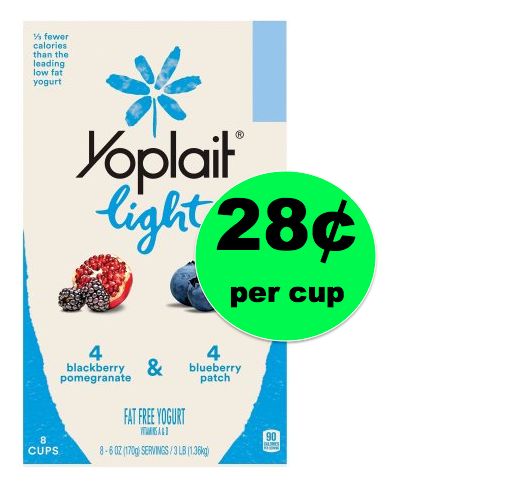 Quick Healthy Snack! Pick Up Yoplait Yogurt Only 28¢ per Cup at Walmart! ~Right Now!