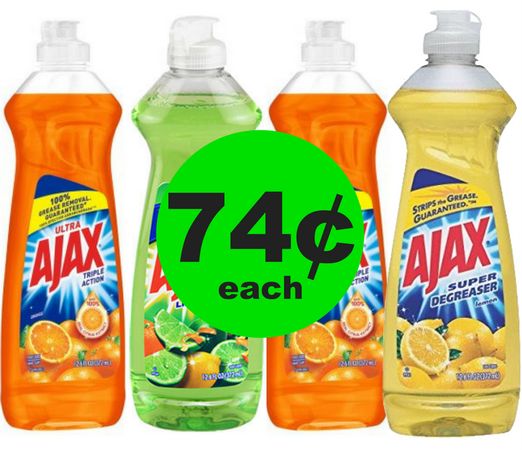 Get Dishes Done with 74¢ Ajax Dish Soap at CVS! ~ Ad Ends Today!
