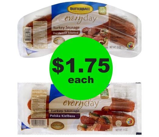 Print NOW! Fry Up $1.75 Butterball Turkey Sausage at Publix~ Start Saturday!
