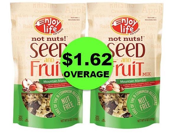TWO (2!) FREE + $1.62 OVERAGE on Enjoy Life Seed And Fruit Mixes at CVS! ~ Ends Saturday!
