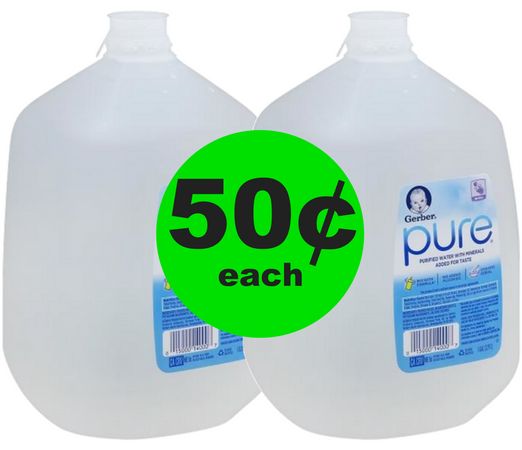 Oh, Baby! Print NOW! Gerber Purified Water Gallons Only 50¢ Each at Publix~ Ad Starts Today!