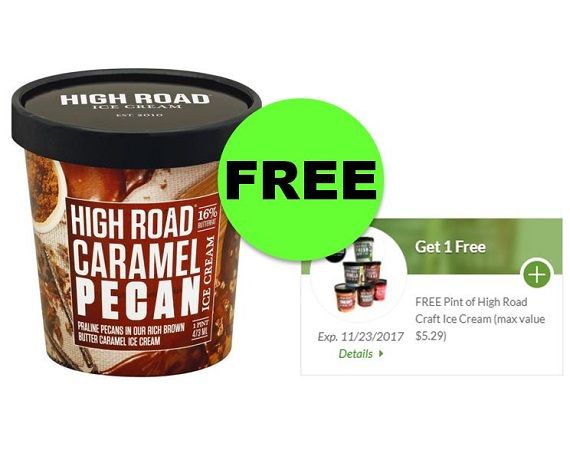 “CLIP NOW” for FREE High Road Ice Cream at Publix! ~ Right Now!