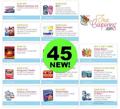 PRINT the Forty-Five (45!) **NEW** Coupons That Came Out This Week!