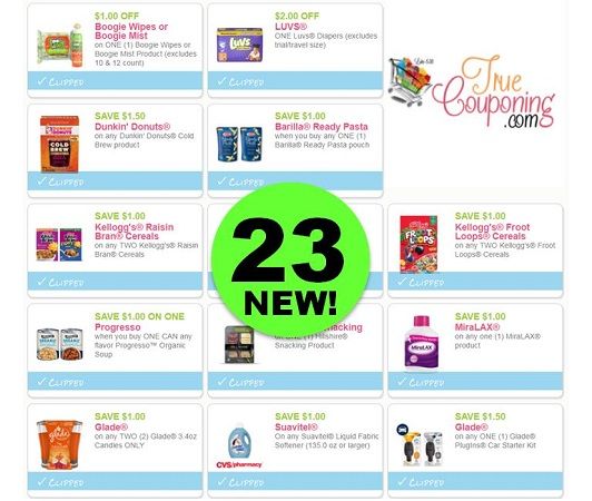 PRINT the Twenty-Three (23!) **NEW** Coupons That Came Out This Weekend!
