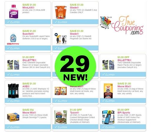 Did You SEE the Twenty-Nine (29!) NEW Coupons That Came Out This Week?!!