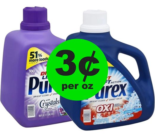 Clean Laundry for CHEAP! Purex Detergent BIG Jugs 3¢ Per Ounce at Publix! ~ Ends Tues/Weds!