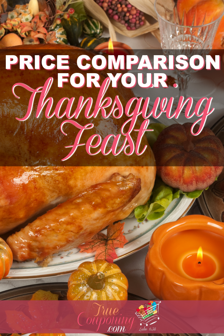 Price Comparison for Your Thanksgiving Feast (Valid 11/8 - 11/15) {Just ...