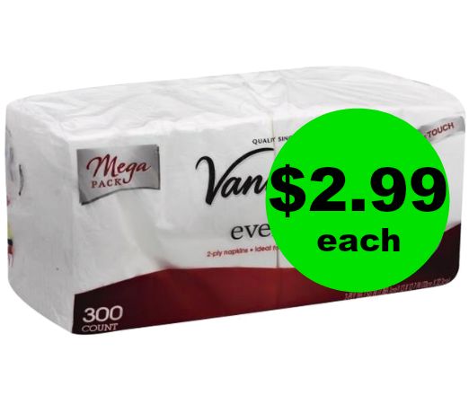 Get Ready to The Holidays! Vanity Fair Napkins Family Packs Only $2.99 {Reg. $6} at Publix~ Print NOW!
