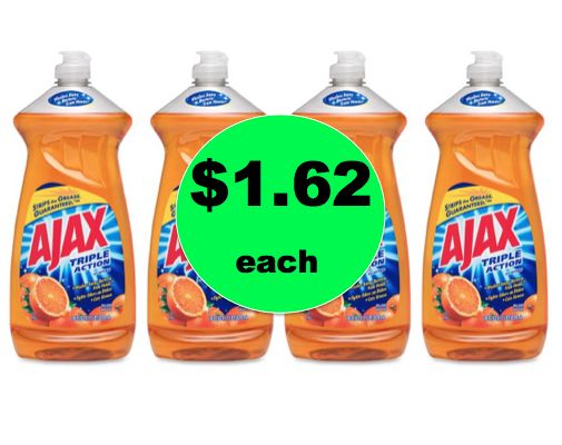 Pick Up $1.62 Ajax Dish Soap BIG Bottles at Walmart (and CVS too)! ~NOW!