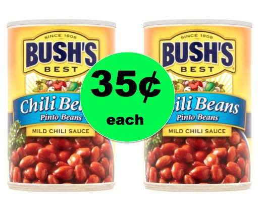 It’s Chili Time! Get Bush’s Beans ONLY 35¢ Each at Winn Dixie! ~Wednesday ONLY!