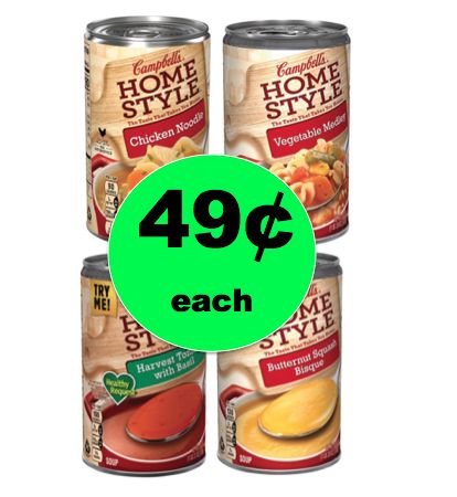 Warm Up with 49¢ Campbell’s Homestyle Soup at Winn Dixie! ~Right Now!