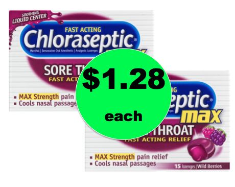 Scratchy Throat? Pick Up Chloraseptic Lozenges ONLY $1.28 Each at Walmart! ~Right Now!