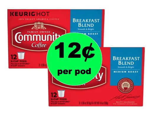 Print NOW and Run to Walgreens for Community Coffee ONLY 12¢ Each K-Cup at Walgreens! ~Ends Tomorrow!