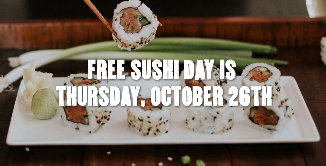Date Night! FREE Sushi at P.F. Chang’s on Thursday October 26th!