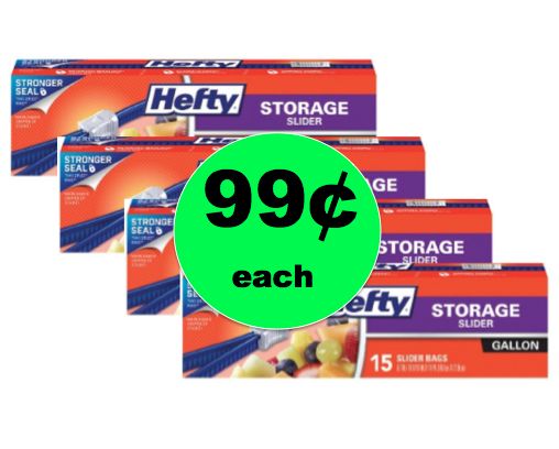 CHEAP STORAGE with 99¢ Hefty Slider Bags at Target! (Ends 5/5)