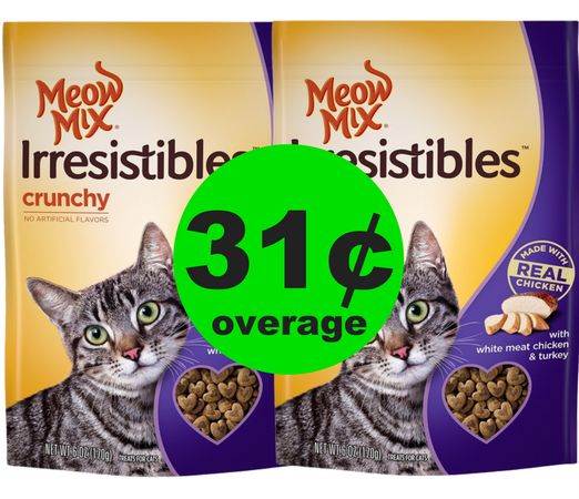 *Print NOW* TWO (2!) FREE + 31¢ OVERAGE on Meow Mix Treats at Publix! ~Starts Wed/Thurs!