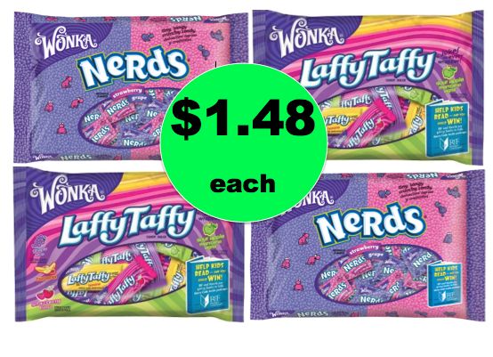 Sweet Treats for Halloween! Nerds or Laffy Taffy Bagged Candy ONLY $1.48 Each at Walgreens! ~ Right Now!