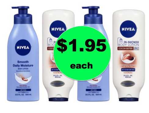 Your Skin is Gonna Love $1.95 Nivea Lotion BIG Bottles at Target! ~Ends Saturday!